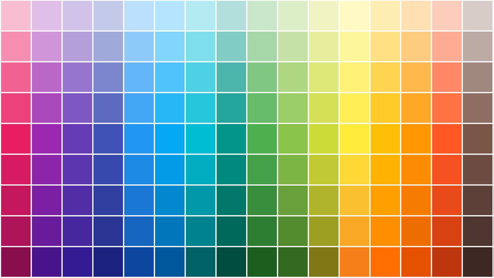 Using Material colors and other palettes