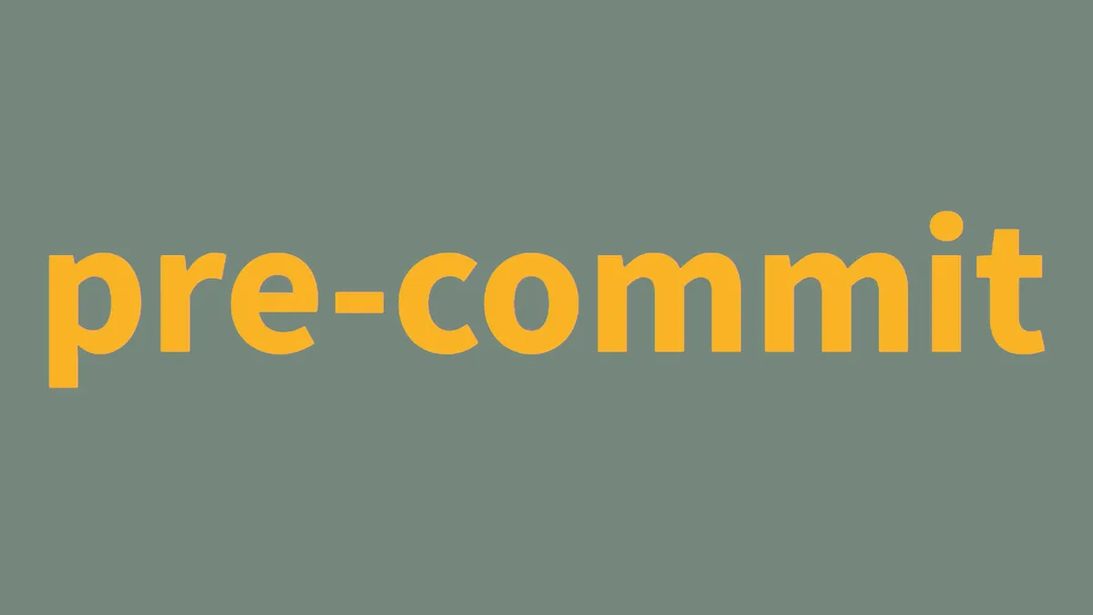 Using Pre-commit to automate tasks